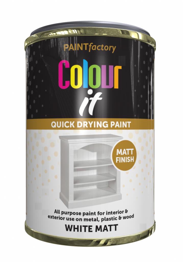 PAINT FACTORY Colour It White Matt 300ml PAINT FACTORY Colour It White Matt 300ml